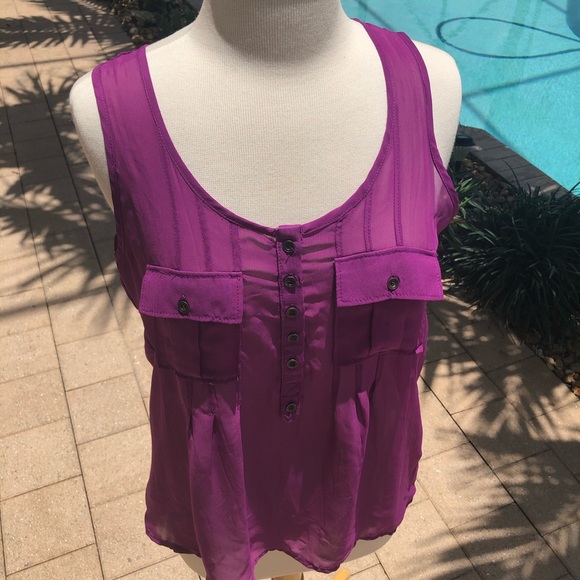 Nine 1 eight medium Polyester top - Picture 2 of 5